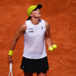 Iga Swiatek’s Italian Open title defence ended early by Collins